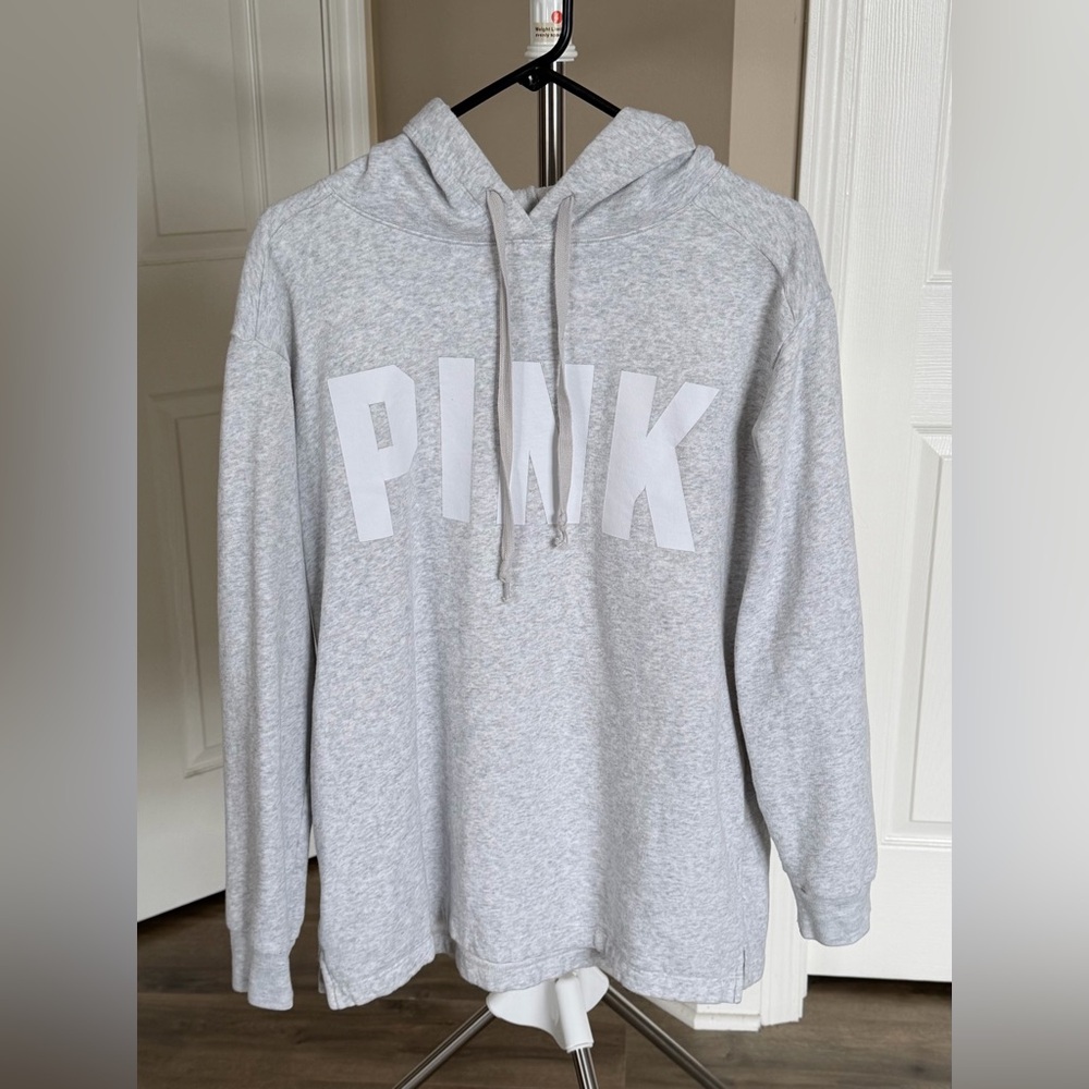 PINK Victoria's Secret Soft Gray Hoodie